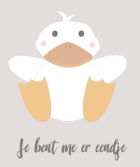 Je bent me er eendje - poster - Afbeelding 3