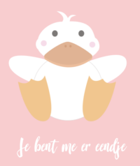Je bent me er eendje - poster - Afbeelding 2