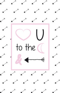 Love u - poster A3