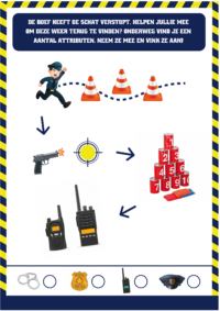 Verjaardagsbox - Politie 8 pers - Afbeelding 3