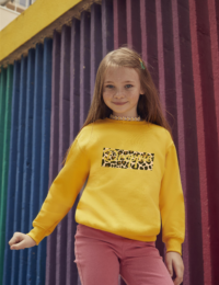 gele swaeter - print droppie - Afbeelding 3
