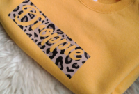 gele swaeter - print droppie