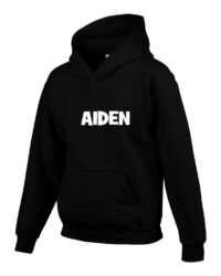 Zwarte sweater met eigen naam - Afbeelding 3