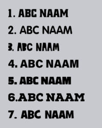 Grijze Sweater met eigen naam - Afbeelding 2
